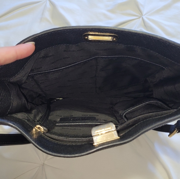 Michael Kors Pebbled Leather Guitar Strap Messenger Bag - Picture 6 of 6